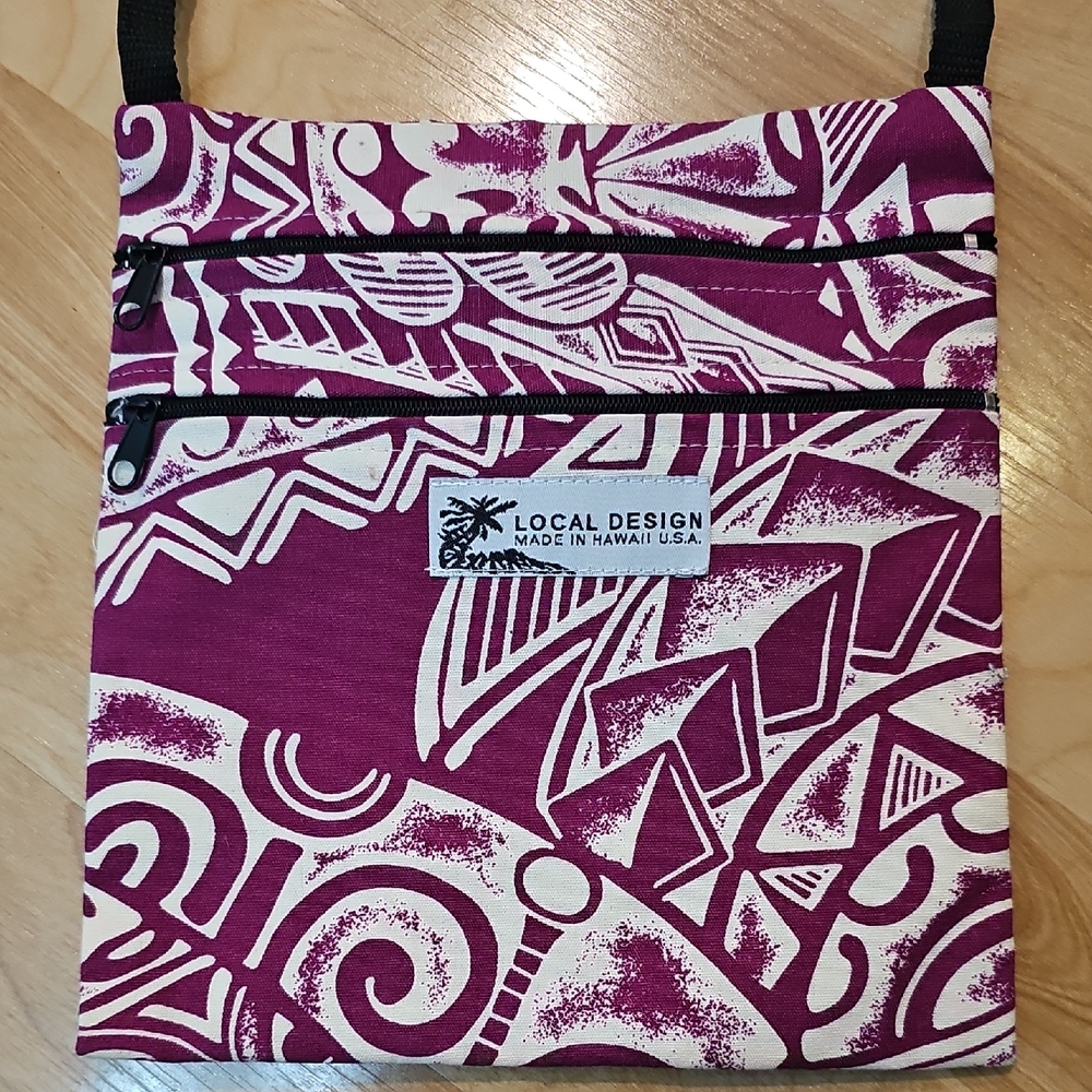 Hawaiian Patterned Crossbody Bag